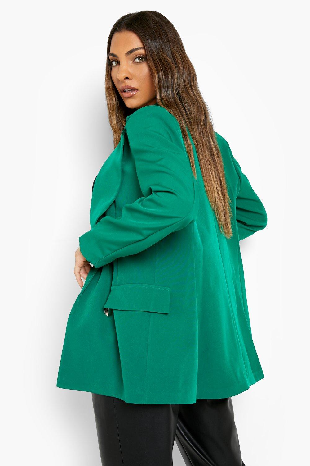 Womens green blazer clearance uk